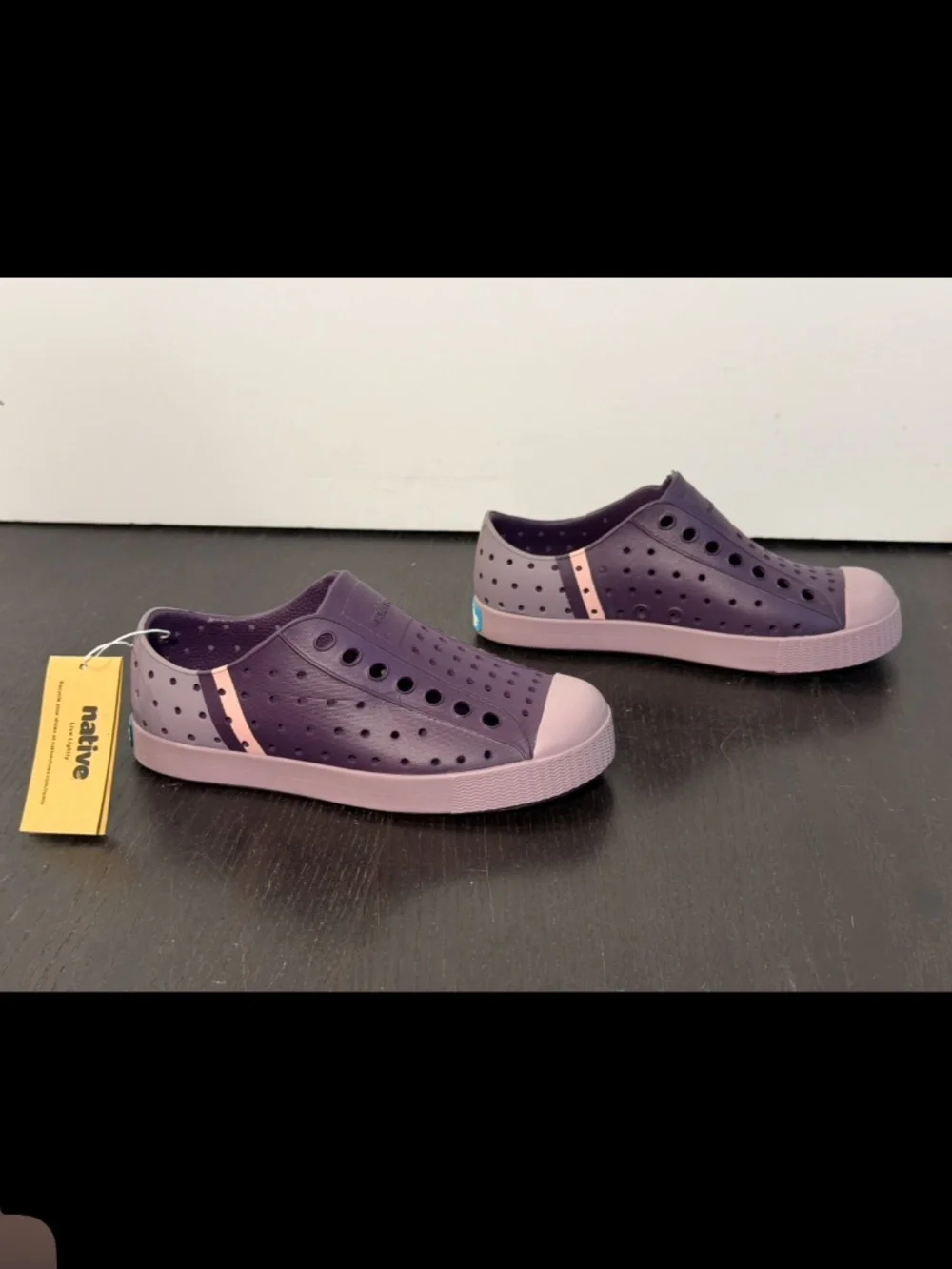 Native Jefferson Block Shoe Cosmic Purple/Pink Little Kids C12